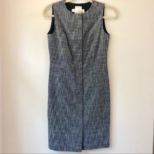 Chocheng Iralia | Black Tweed Sleeveless Dress